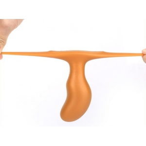 Plug Silicone PODS M 12 x 4.5cm Orange