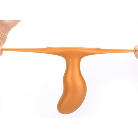 Plug Silicone PODS L 15 x 5.5cm Orange