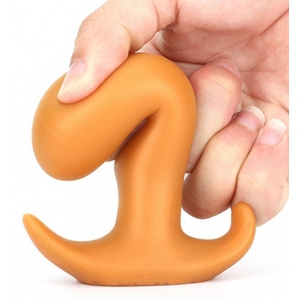 Plug Silicone PODS XL 14 x 6.5cm Orange