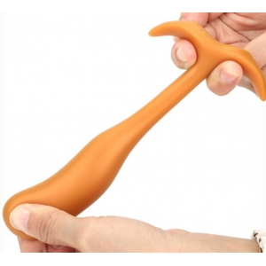 Plug Silicone PODS XL 14 x 6.5cm Orange