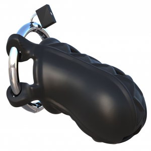 Cage de chasteté en silicone COCK BLOCKER 9 x 4cm