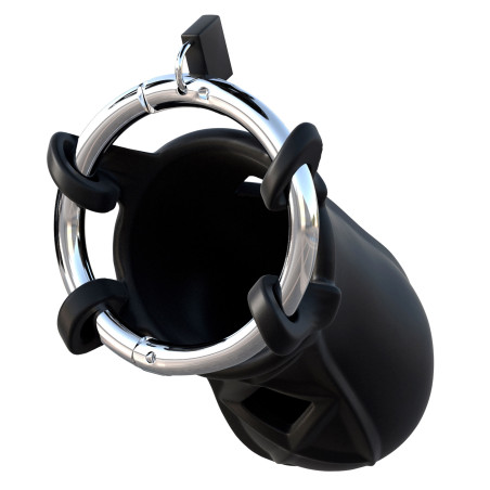 Cage de chasteté en silicone COCK BLOCKER 9 x 4cm