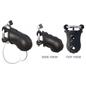 Cage de chasteté en silicone COCK BLOCKER 9 x 4cm