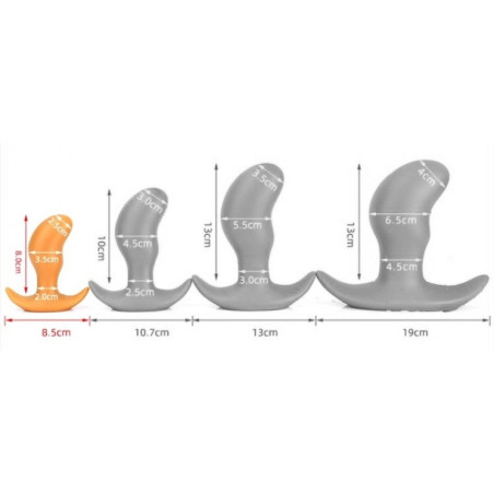 Plug Silicone PODS S 9 x 3.5cm Orange