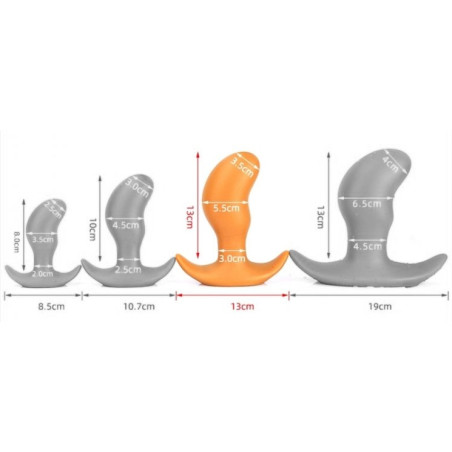 Plug Silicone PODS L 15 x 5.5cm Orange