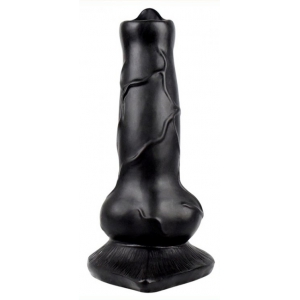 Gode DOG COCK 12 x 4cm Noir