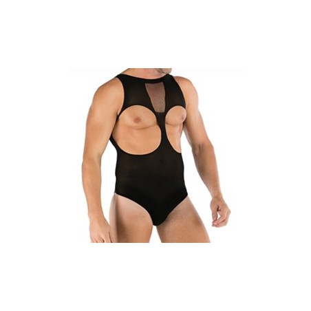 Combinaison + bas TEDDY Tenue Sexy Noire