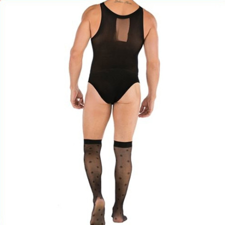 Combinaison + bas TEDDY Tenue Sexy Noire