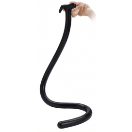 Gode long MEGA SNAKE 100 x 3cm Noir 2