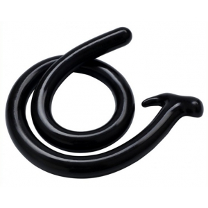 Gode long MEGA SNAKE 100 x 3cm Noir