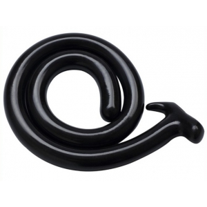 Gode long MEGA SNAKE 100 x 3cm Noir