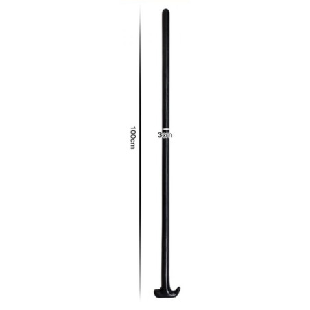 Gode long MEGA SNAKE 100 x 3cm Noir
