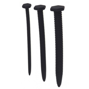 Kit 3 Tiges d'urètre en silicone 14.5cm | Diamètres de 6 à 13mm