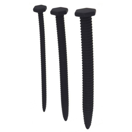 Kit 3 Tiges d'urètre en silicone 14.5cm | Diamètres de 6 à 13mm