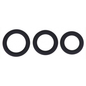 Lot de 3 cockrings en silicone RING SET