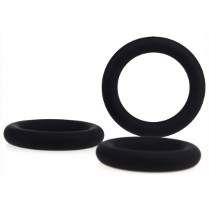 Lot de 3 cockrings en silicone RING SET
