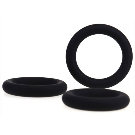 Lot de 3 cockrings en silicone RING SET