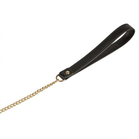 Collier et Laisse BUTLER Noir et Marron