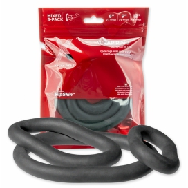 Lot 3 Cockrings en silicone WRAP ULTRA STRETCH 2
