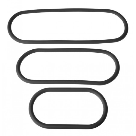 Lot 3 cockrings Silicone WRAP RING