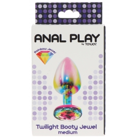 Bijou anal Alu TWILIGHT RAINBOW M 7 x 3.5cm 2
