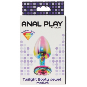 Bijou anal Alu TWILIGHT RAINBOW M 7 x 3.5cm