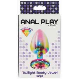 Bijou anal Alu TWILIGHT RAINBOW L 8.5 x 4cm 2
