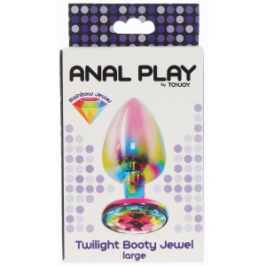 Bijou anal Alu TWILIGHT RAINBOW L 8.5 x 4cm