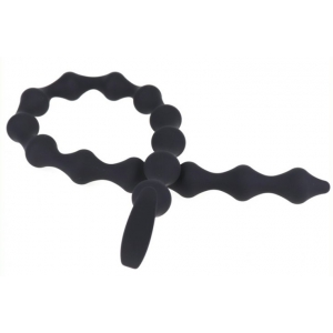 Chapelet anal LONG THIN BEADS Deepleasure de 55 cm