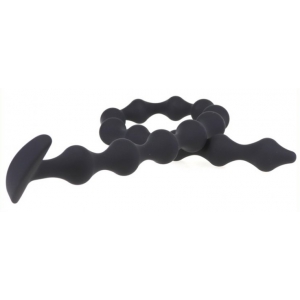Chapelet anal LONG THIN BEADS Deepleasure de 55 cm