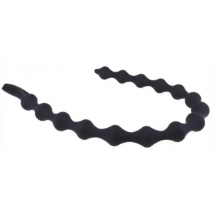Chapelet anal LONG THIN BEADS Deepleasure de 55 cm