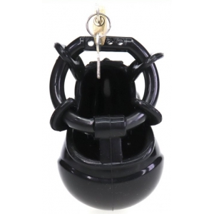 Cage de chasteté FULL EGG 7.7 x 2.8cm Noire