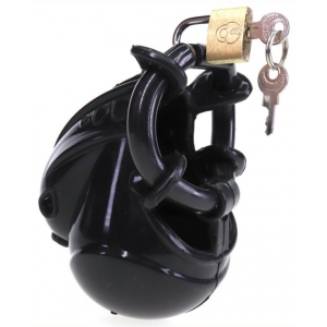 Cage de chasteté FULL EGG 7.7 x 2.8cm Noire