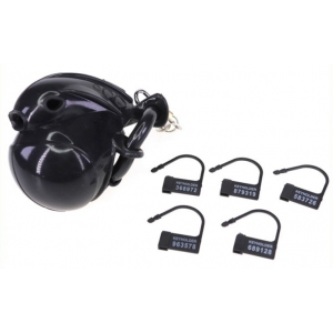 Cage de chasteté FULL EGG 7.7 x 2.8cm Noire