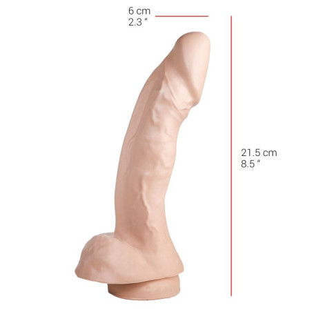 Gode XL Dildorama de 22cm avec ventouse 