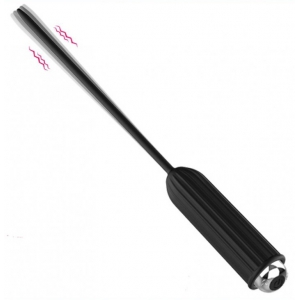 Tige d'urètre vibrante Silicone GLOSSY 15cm | Diamètre 4mm
