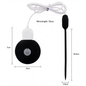 Tige d'urètre vibrante Silicone GALAKU 10.5cm | Diamètre 4mm