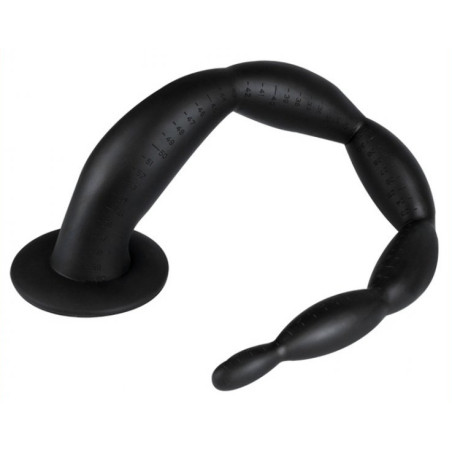 Gode SCALE BEADS S 30 x 3cm Noir