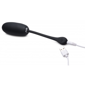 Oeuf anal vibrant PLUSH EGG 8.5 x 3.3cm