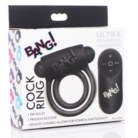 Cockring vibrant en silicone vibrant  RING VIBES 30 et 45mm