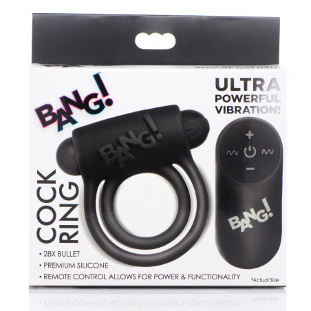Cockring vibrant en silicone vibrant  RING VIBES 30 et 45mm