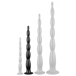 Gode SCALE BEADS M 40 x 4cm Noir