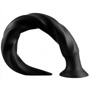 Gode LONG TAIL M 42 x 4.5cm Noir