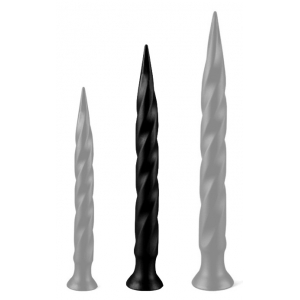 Gode LONG TAIL M 42 x 4.5cm Noir