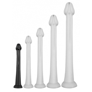 Gode WHALE DILDO S 38 x 3.8cm | Pointe 3.5cm Noir