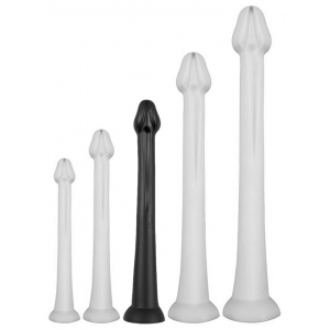 Gode long WHALE DILDO L 42 x 6cm | Pointe 5cm Noir