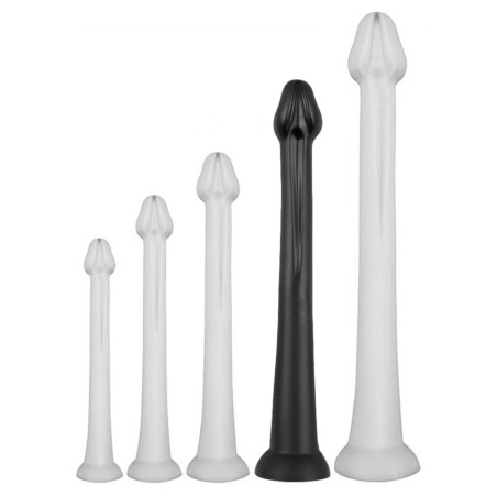 Gode long WHALE DILDO XL 48 x 7cm | Pointe 5.5cm Noir