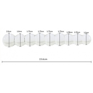 Gode en verre SNOWBALL 12.6 x 2cm