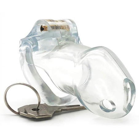 Cage de chasteté LOCK UP 9.4 x 3.2cm Transparente