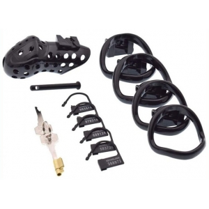 Cage de chasteté XGUARD 10 x 3cm Noir
